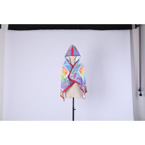 140x70CM Polyester Beach Towel Printed Cap Style 200gsm Travel Beach Blanket