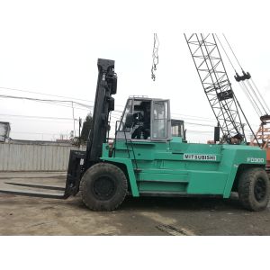 Buy cheap 6D24 Used Mitsubishi Forklift Trucks , 30 Ton Forklift 9200 X 3300 X 4000 Mm from wholesalers