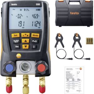 Testo 550 Electronic Refrigerant Meter with Bluetooth-Enabled Digital Manifold
