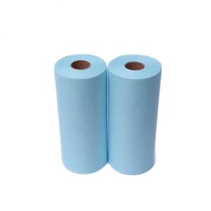 Buy cheap Woodpulp PET Heavy Duty Industrial Wipes Roll Multipurpose 65gsm from wholesalers