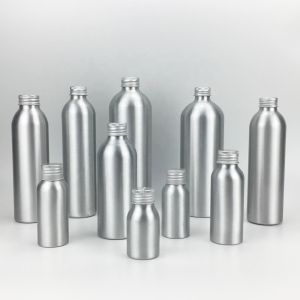 Buy cheap Durable Spray Aluminum Cosmetic Bottles 120ml 100ml Essential Oil from wholesalers