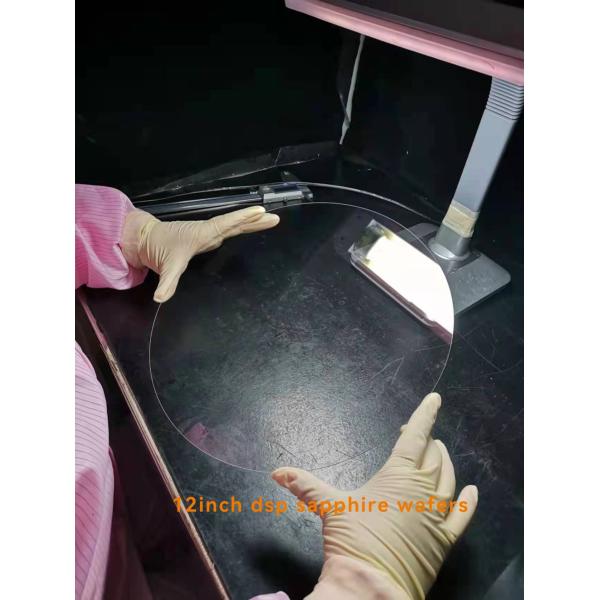 12inch 300mm No Notch Sapphire Substrate Wafer Crystal Glass High Optical