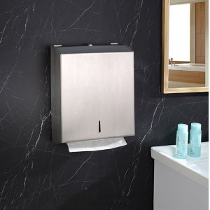 Industrial C-Fold Multifold Towel Dispenser Stainless Steel