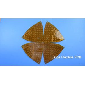 China Large FPC (Flexible Printed Circuit PCB) Built on Polyimide with Yellow Coating and Immersion Gold for LED Lighting on sale China Large FPC (Flexible Printed Circuit PCB) Built on Polyimide with Yellow Coating and Immersion Gold for LED Lighting on sale