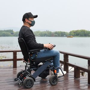 Buy cheap Foldable PU Tyre Lightweight Motorized Wheelchair Compact from wholesalers