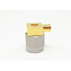 SMA RF Connector Male Plug Solder Right Angle RF Coaxial Connector