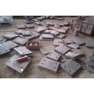 Buy cheap High Cr  White Iron Castings wear resistant wear plates Hardness more than HRC58 from wholesalers