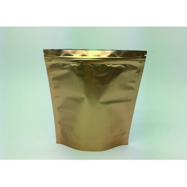 Quality Small Flat Zip Lock Mylar Aluminum Foil Stand Up Pouch Square Bottom Food Packaging for sale