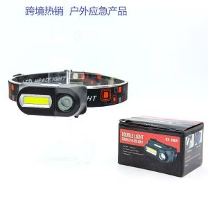 Buy cheap Outdoor Emergency Flashlight with Battery USB Charging Headlight from wholesalers