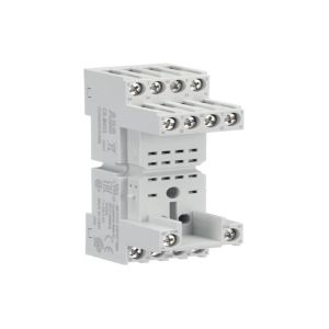 ABB CR-M4SS Standard socket for 2c/o or 4c/o CR-M relay ,The CR-M4SS socket is
