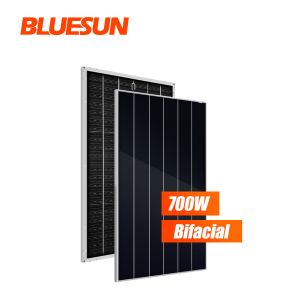 China Bluesun Mono 210 Half  Cell Original Shingled Solar Panel 700W 550W Solar Panels Film on Roof 415W 425W on sale