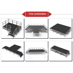 Buy cheap Performance Truss Aluminum Stage Platform Modular Event Stage from wholesalers