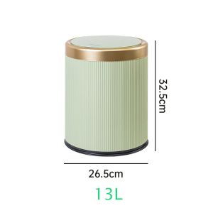 Buy cheap 10L Household Circular Stripe Automatic Induction Plastic Trash Can from wholesalers
