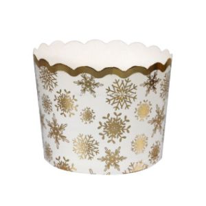 Food Grade Paper Foil Metallic Muffin Cupcake Cases