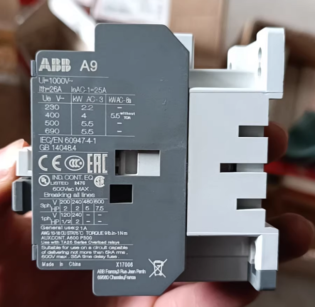 Buy cheap AX09-30-01-80 ABB Ac contactor Compact AC control solution Small and medium sized motors load control from wholesalers