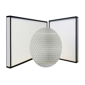 Buy cheap FFU Clean Room Fiberglass H12 H13 H14 U15 U16 Pleated HEPA Air Filter / FFU Replacement Filter from wholesalers