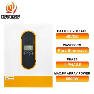 Buy cheap Single Phase 48V 6.2kw Hybrid Solar Inverter Off Grid Pure Sine Wave MPPT Compatible LiFePO4 Battery from wholesalers