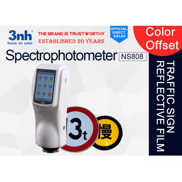 Quality TFT 3.5 Inch Color Matching Spectrophotometer NS808 for traffic road sign marking line colour measurement for sale