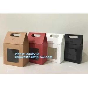 Premium custom flower carrier paper bag with handle for flower packaging,coloful