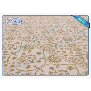 Buy cheap Popular Flower Printed Non Woven Waterproof Tablecloth Party Use from wholesalers