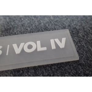 Handmade Rubber Logo Patches For Uniform / Rubber Clothing Labels