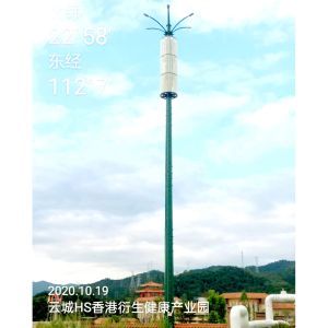Buy cheap Q235 Anetenna Monopole Wind Turbine Tower Flower Basket Design product