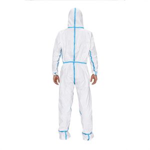 Buy cheap Safety Disposable Protective Suit Non Woven Fabric Chemical Protective from wholesalers