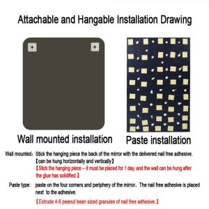 Buy cheap Customized Size Glass Mirror Wall Adhesive Magic Frameless Salon Bathroom Wavy Mirror from wholesalers