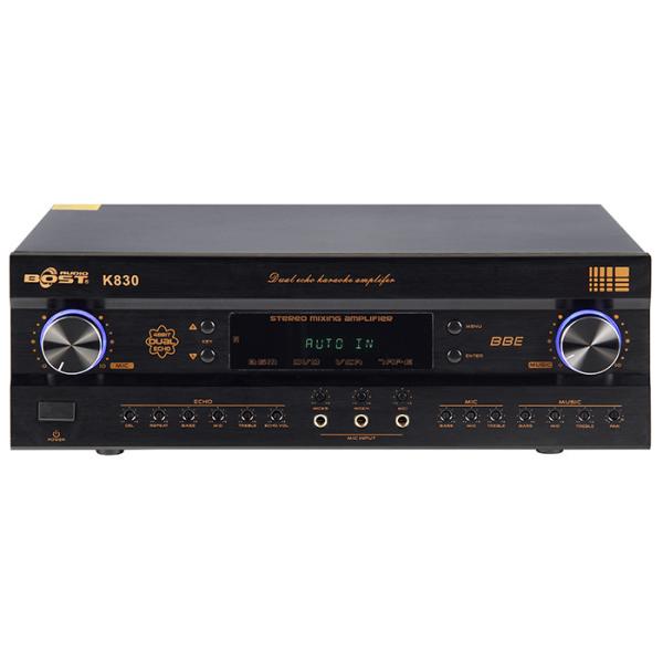 Buy cheap 350W professional high power PA audio karaoke combined amplifier K830 from wholesalers