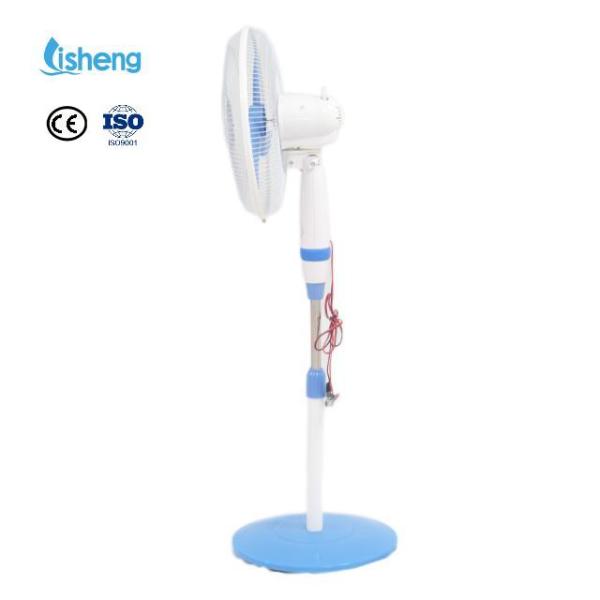 Electric Rechargeable Adjustable Floor Fan Household 16 Inch Plastic