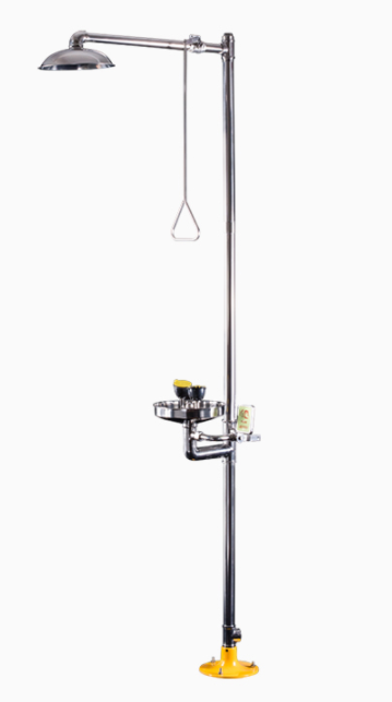 Buy cheap ANSI-Compliant Stainless Steel Combination Shower and Eyewash Station from wholesalers