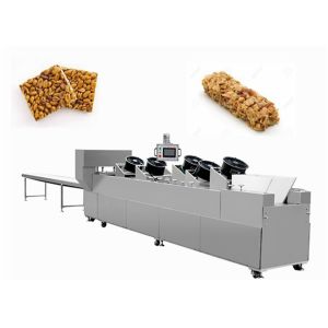 Buy cheap Sesame Nut Crispy Molding Candy Cutting Machine / Puffed Cereal Bar Forming Machine from wholesalers