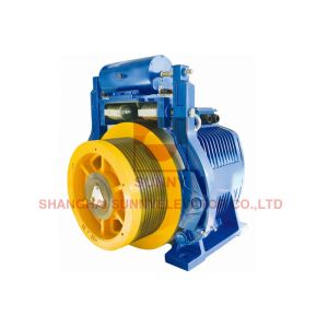 Buy cheap 4.0m/S IP41 Heavy Gearless Traction Machine 2000kg Load Elevator Parts from wholesalers
