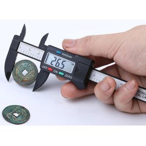 Buy cheap 6 Inch Plastic Vernier Caliper 150mm Electronic Digital Caliper Gauge Micrometer Measuring Tool Digital Ruler from wholesalers