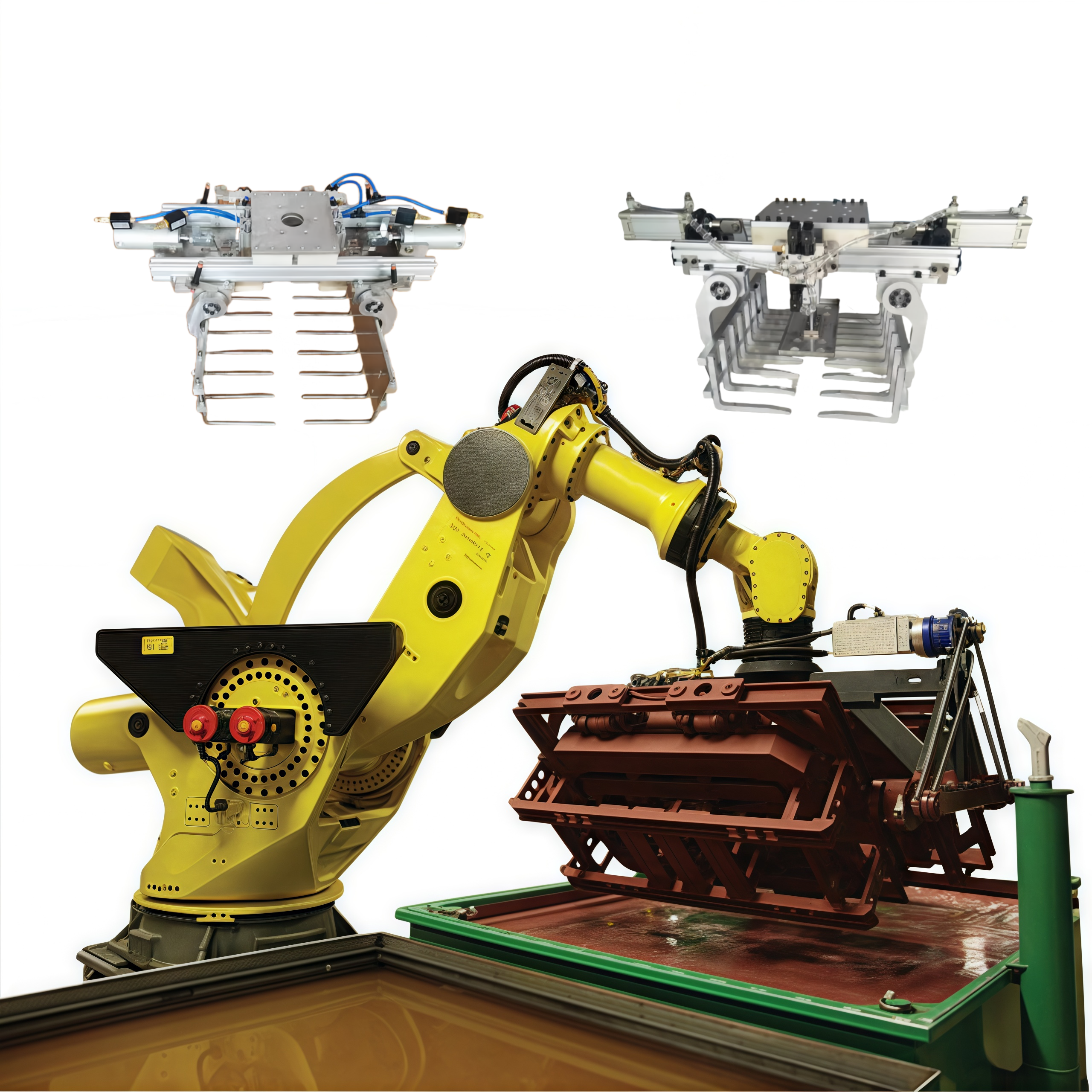 Buy cheap Customized Robot Gripper Fanuc M-2000iA/1200 Payload 1200kg Heavy 6 Axis Material Handling Palletizing Industrial Robotic Arm  from wholesalers