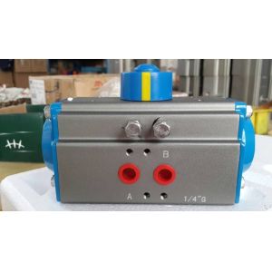 Buy cheap Rack And Pinion Type Actuator Double Effect Single Effect With Hard Anodizing Surface from wholesalers
