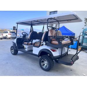 Buy cheap Off Road Electric Golf Cart 8 Seats for Green or Course Maximum Travel Speed 30km/h from wholesalers