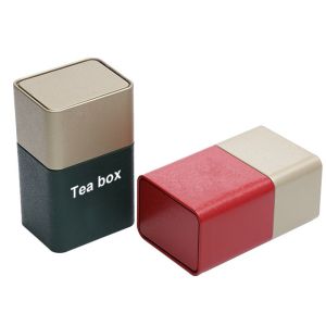 Buy cheap ISO 9001 Rectangle Custom Metal Boxes Tea Packaging Tins from wholesalers