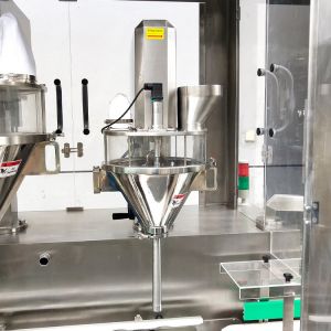 Buy cheap Dual Fillers Powder Packing Machine Auger Screw Granule Filling Equipment from wholesalers