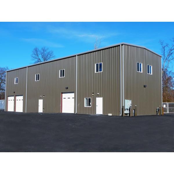 Hot Dip Galvanized Warehouse Steel Structure Pre Built Steel Buildings