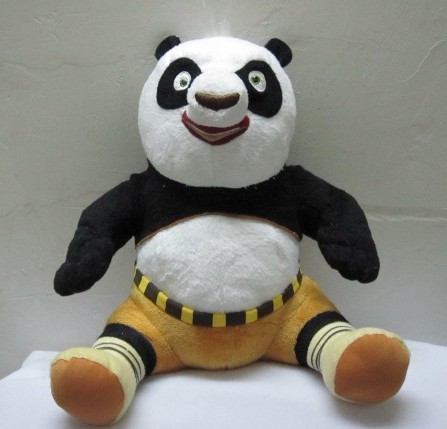 Quality Kungfu Panda Sitting Pose Plush Toys for sale