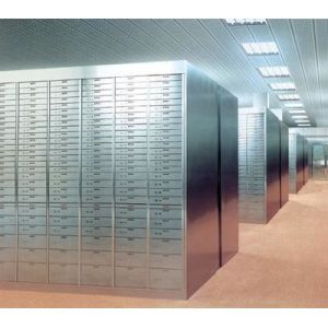 Stainless Steel Height 350mm Depth 500mm Vault Safe Box For Central Bank