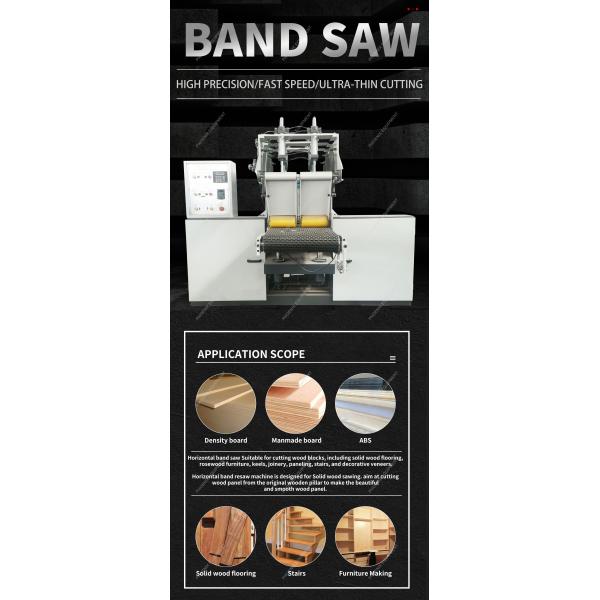 Band Saw Mill for Square Wood Cutting Automatic Horizontal Machine