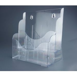 Buy cheap wall transparent acrylic display rack, Propaganda magazine rack from wholesalers