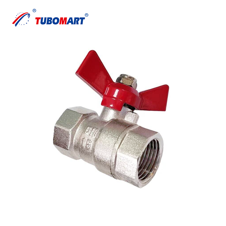 Buy cheap TUBOMART OEM High Quality 1inch Water Plumbing Brass Ball Valves with Long Handle Underfloor Heating Solutions from wholesalers