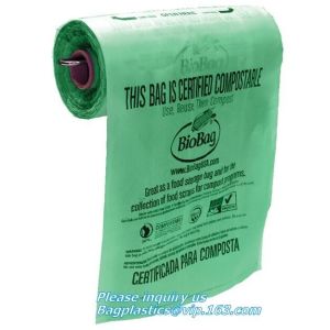 100% Compostable vest carrier plastic shopping bag with ce certificated, Vest