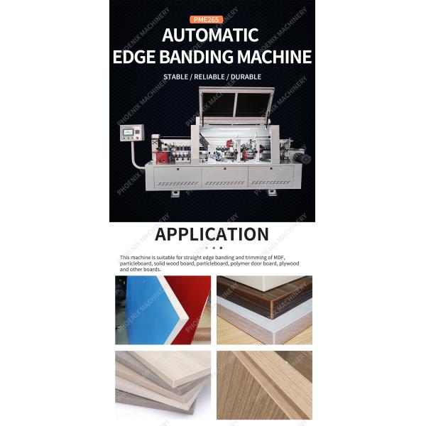 PM265 Multifunctional Automatic Edge Banding Machine and Banding Tape Width of 12-65 mm
