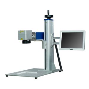 Buy cheap 80khz Handheld Metal Engraving Machine , 2A Fiber Laser Engraver from wholesalers