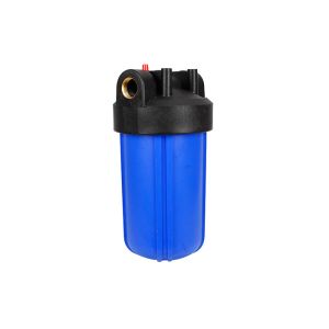 Buy cheap 10'' big blue whole house plastic water filter housings with  1'' inlet/outlet port from wholesalers