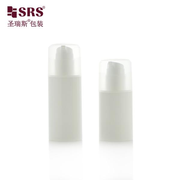 PA213 30ml 50ml Oval Shape Custom Injection Color Plastic PP Airless Pump Bottle